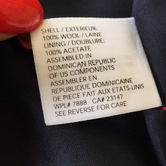 Talbots knee length pea coat/zipper/button hoodie - Picture 8 of 8